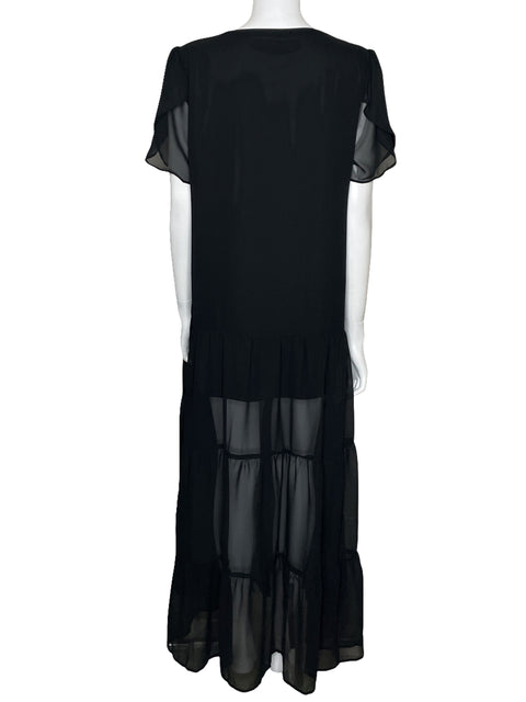 Vestido Tesoro TPS Capa Negro-Talla XL