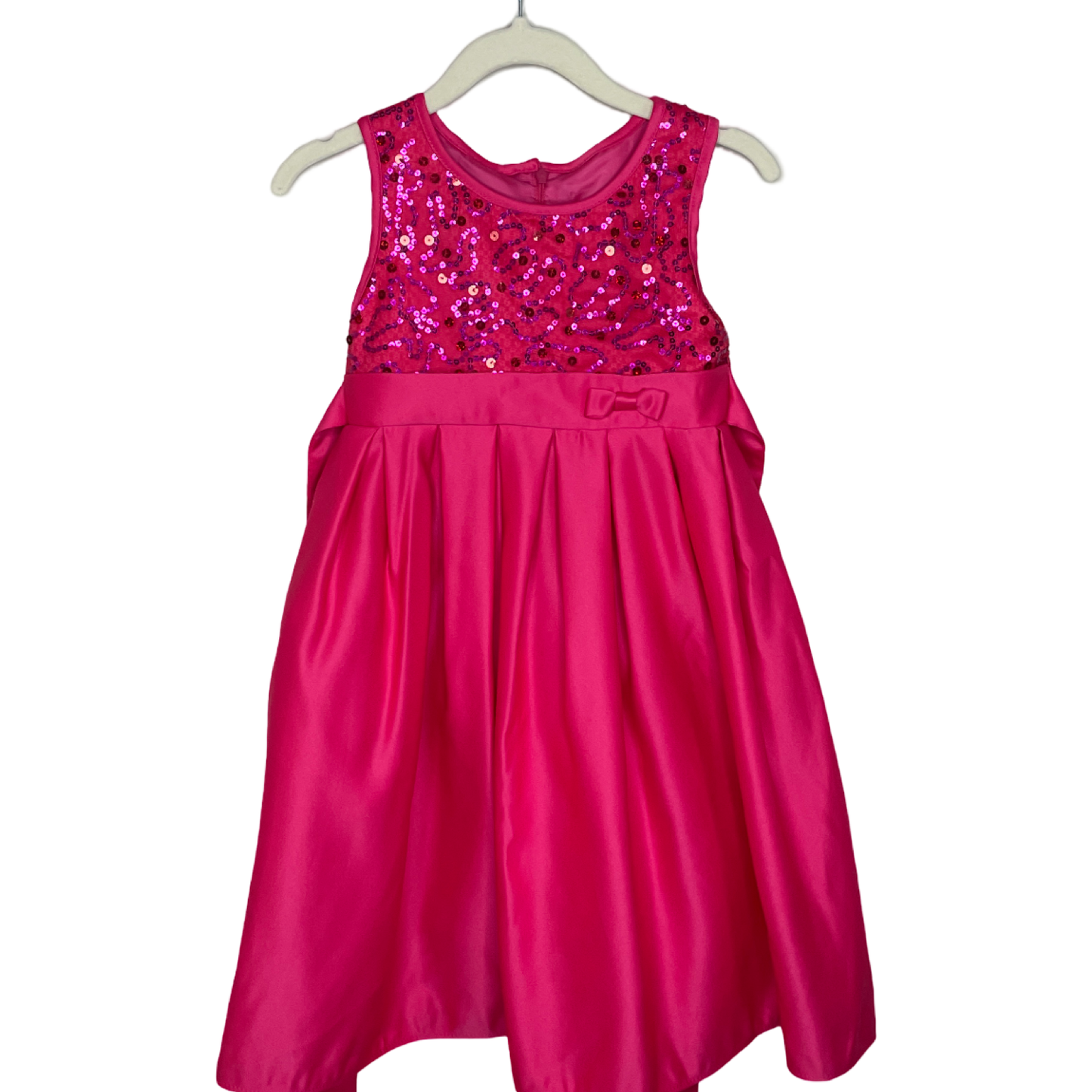 Vestido Tesoro TPS Sin Mangas Lentejuelas Fuscia - Talla 4