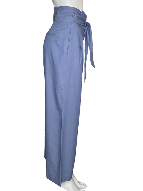 Pantalón Antonio Melani Plisado Azul-Talla 2