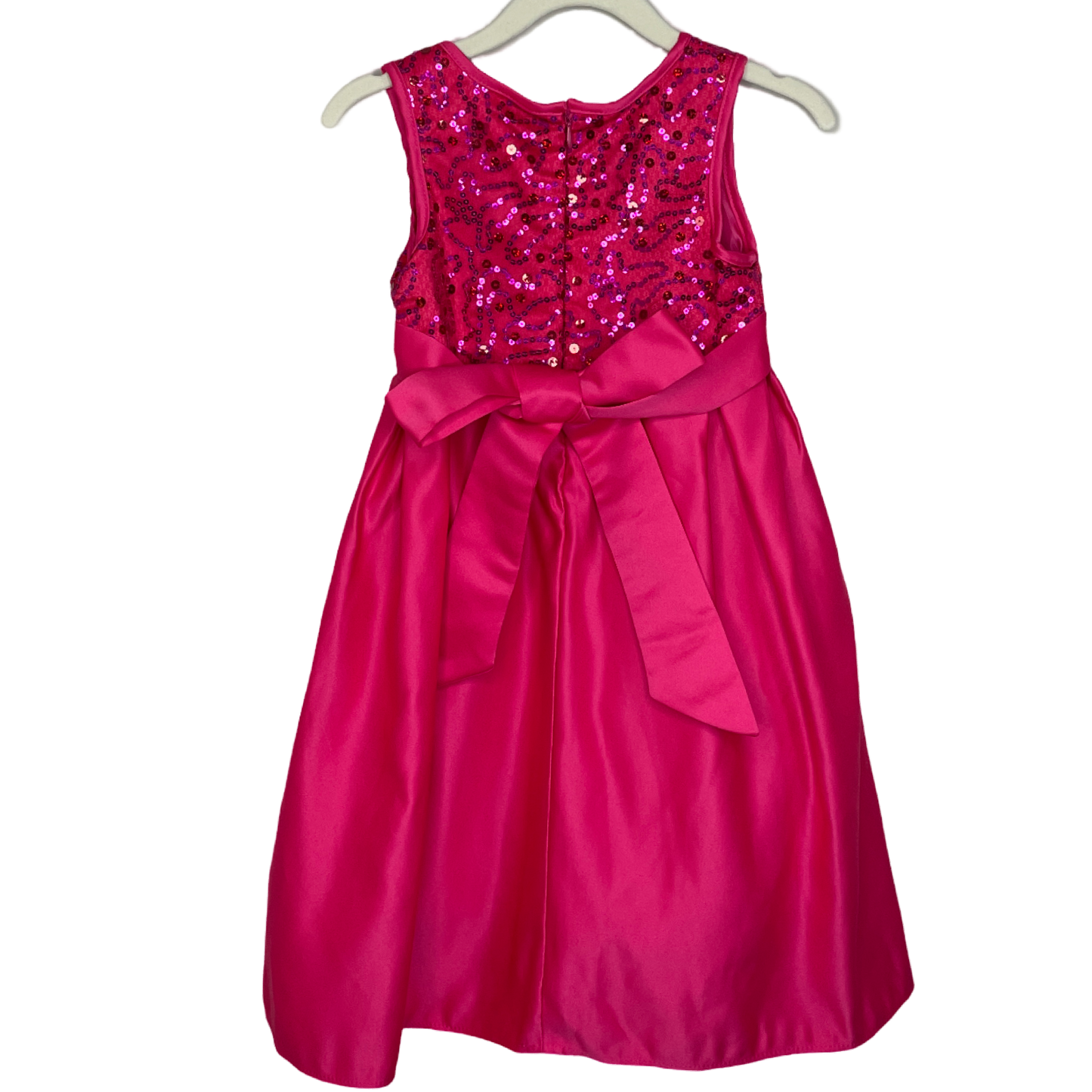 Vestido Tesoro TPS Sin Mangas Lentejuelas Fuscia - Talla 4
