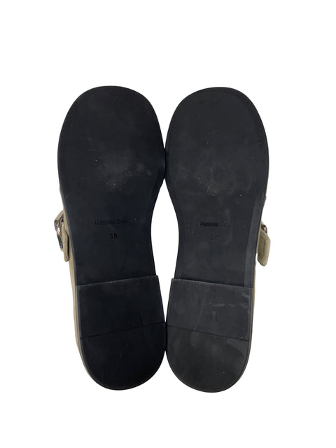 Calzado Massimo Dutti Split Loafers Gris - Talla 38