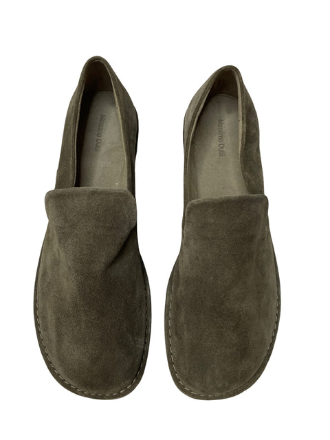 Calzado Massimo Dutti Split Loafers Verde - Talla 38
