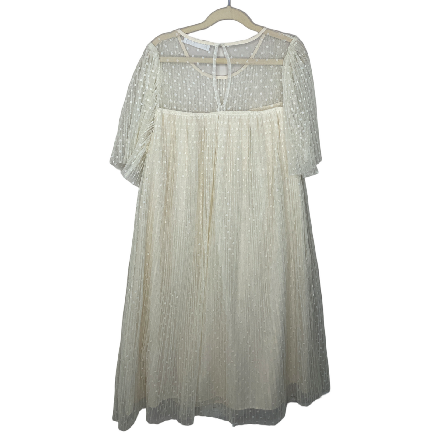 Vestido ZARA Tul Beige - Talla 13