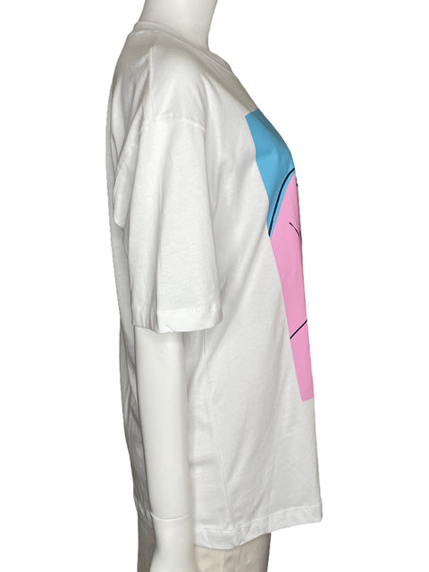 Sueter Zara Casual Estampado Blanco-Talla S