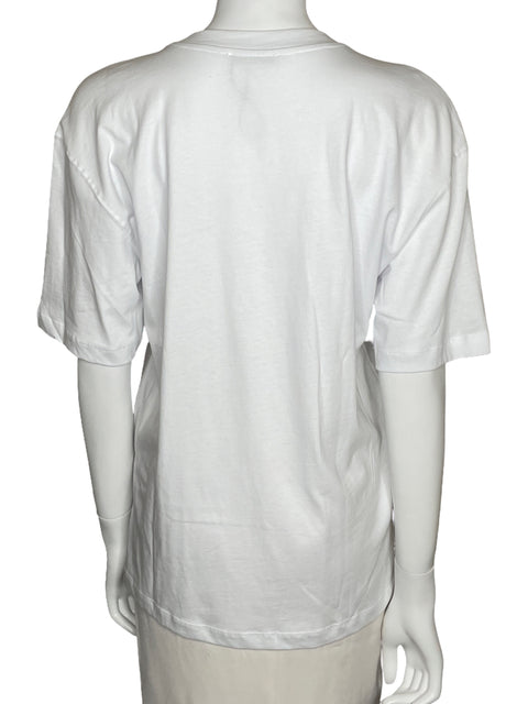 Sueter Zara Casual Estampado Blanco-Talla S