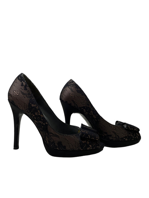 Calzado Stuart Weitzman Pump Tacón Negro - Talla 8
