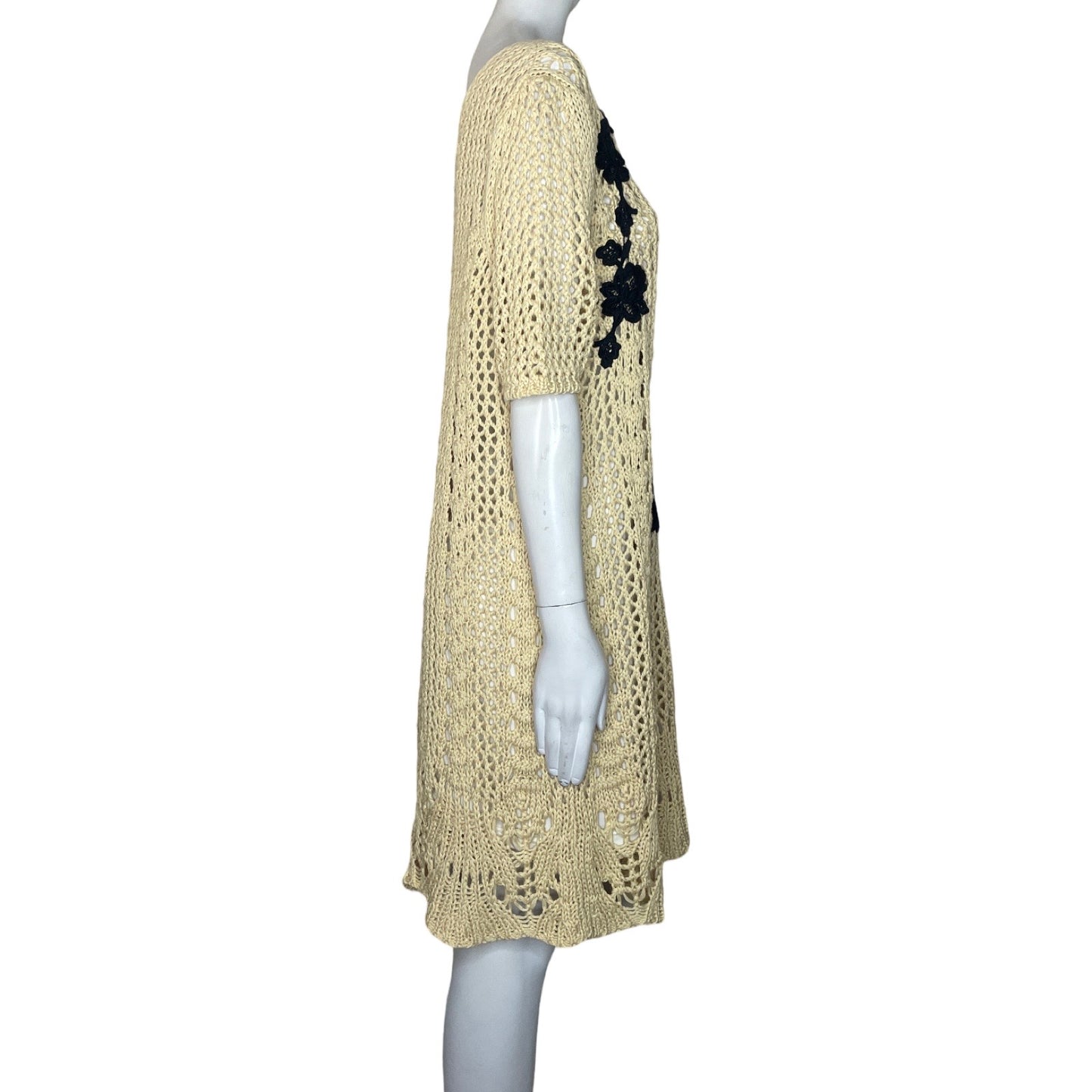 Vestido Twins Set Tejido Beige-Talla L
