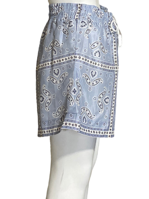 Short Sandro Bandana Print Azul-Talla M