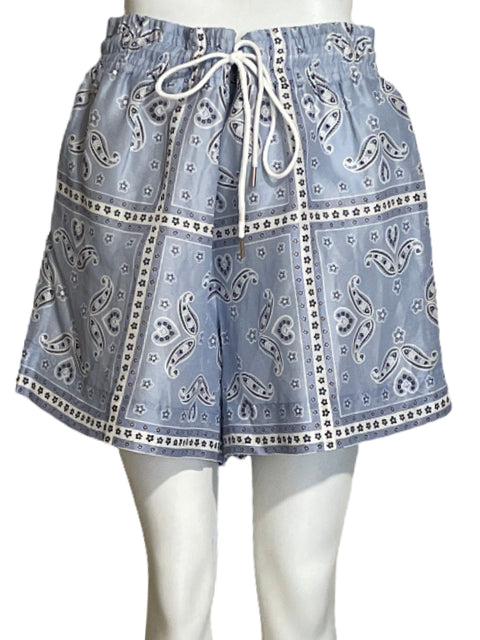Short Sandro Bandana Print Azul-Talla M