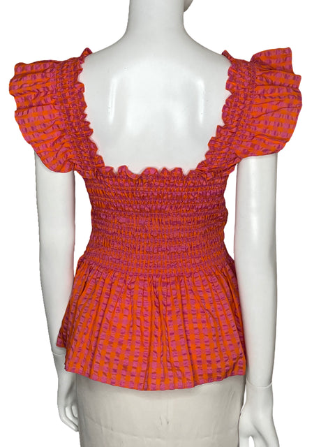 Top Never Fully Dressed Crepé Rosado-Talla 6