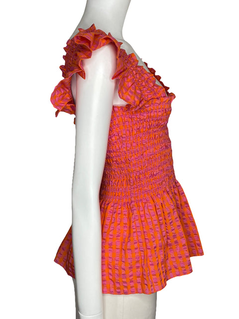 Top Never Fully Dressed Crepé Rosado-Talla 6