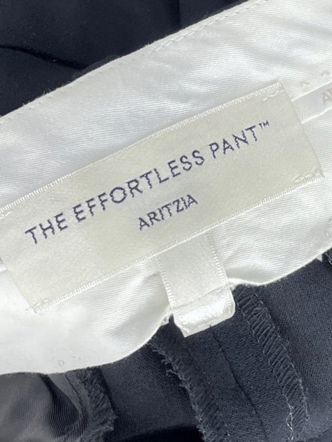 Pantalón Aritzia The Effortless Pant Pliegues Negro - Talla 0