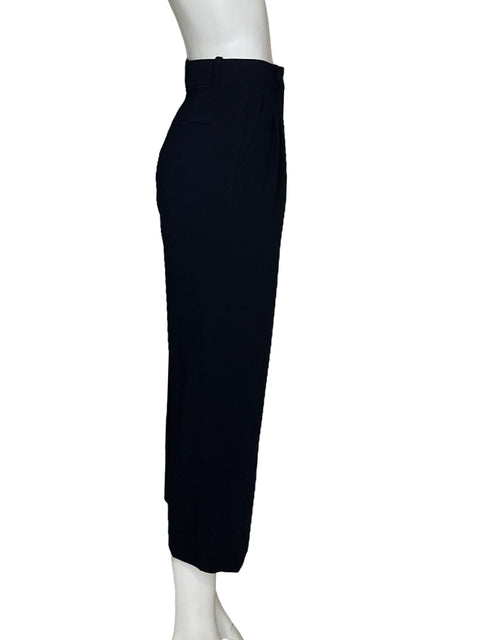 Pantalón Aritzia The Effortless Pant Pliegues Negro - Talla 0