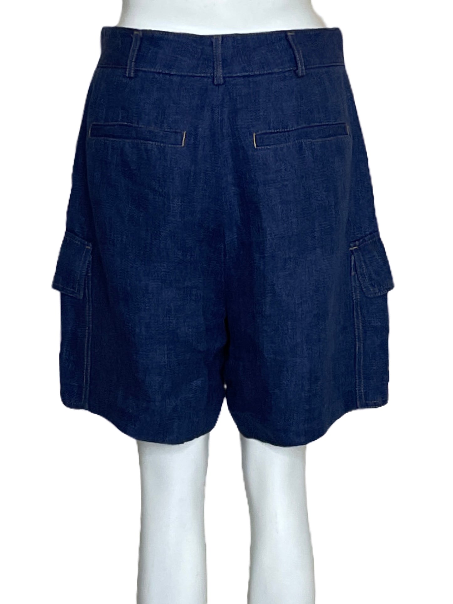 Short Massimo Dutti Cargo Azul-Talla 6
