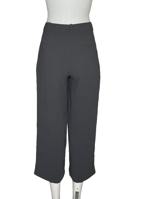 Pantalón Aritzia The Effortless Pant Pliegues Gris - Talla 0