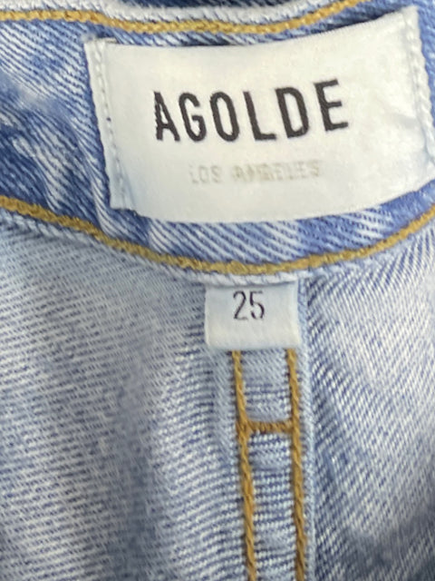 Pantalón Agolde Los Angeles Azul - Talla 25