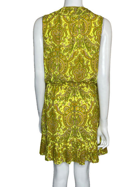 Vestido Banana Republic Mini Print Amarillo-Talla S