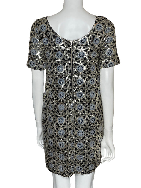 Vestido The Limited Mini Lentejuelas Negro-Talla 4