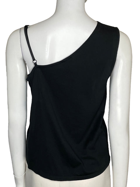 Top J. Crew Sin Mangas Lazo Negro-Talla M