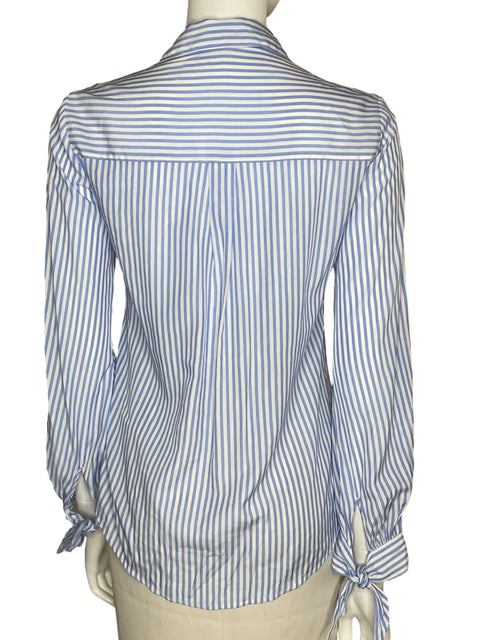 Camisa Express Slim Fit Rayas Blanco-Talla S