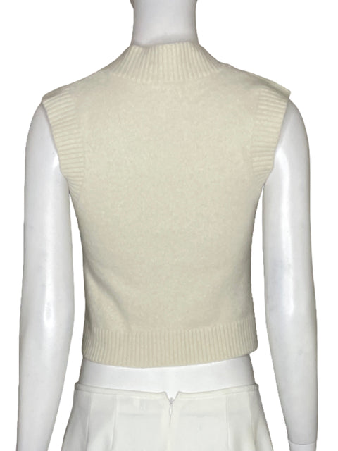 Sweater Babaton Tejido Beige - Talla 2XS