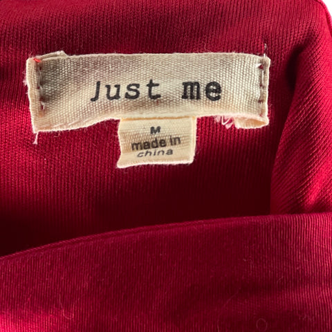Vestido Just Me Encaje Rojo-Talla M