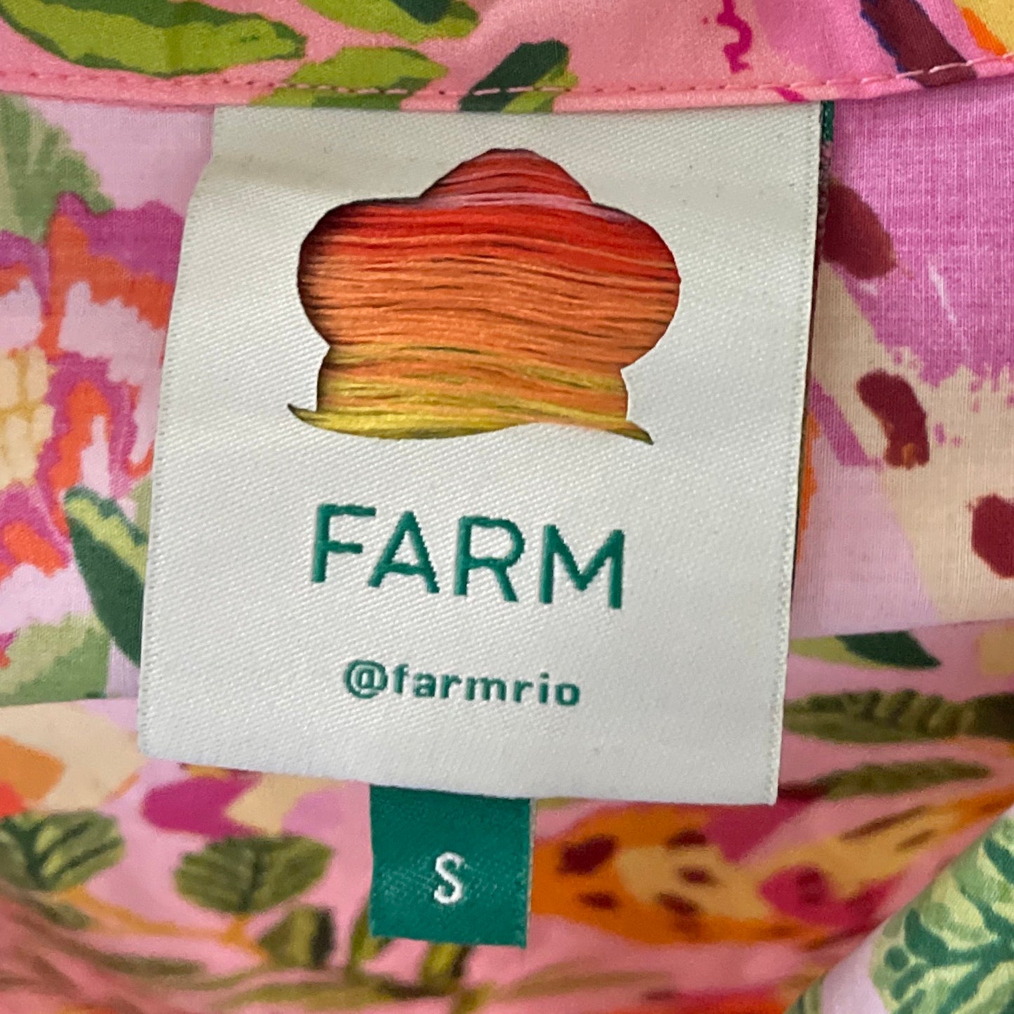 Vestido Farm Rio Mini BananaFloral Rosado-Talla S