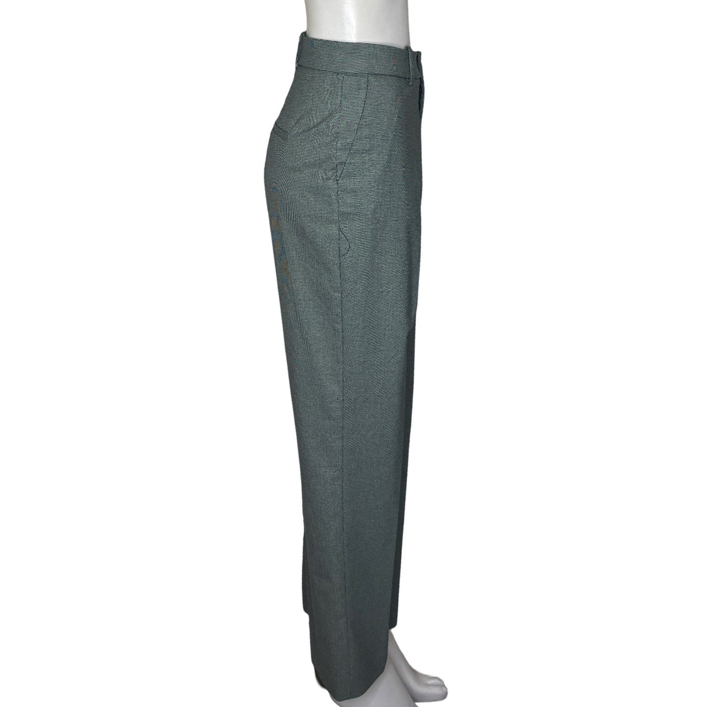 Pantalon MNG Bolsillos Verde-Talla 40