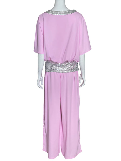 Set Tesoro TPS Blusa + Pantalón Brillante Rosado - Talla L