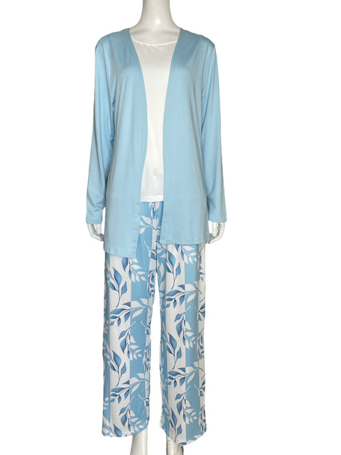 Set Tesoro TPS Blusa + Pantalón Estampado Azul - Talla L