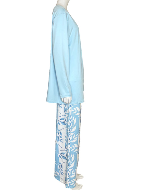 Set Tesoro TPS Blusa + Pantalón Estampado Azul - Talla L