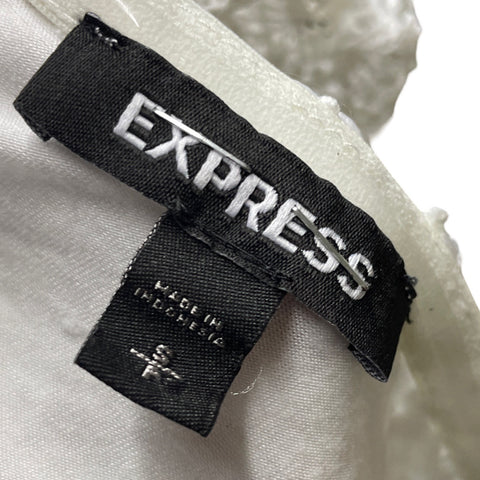 Vestido Express Encaje Blanco-Talla S