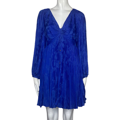 Vestido Banana Republic Plizado Azul-Talla 2