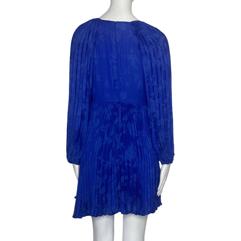Vestido Banana Republic Plizado Azul-Talla 2