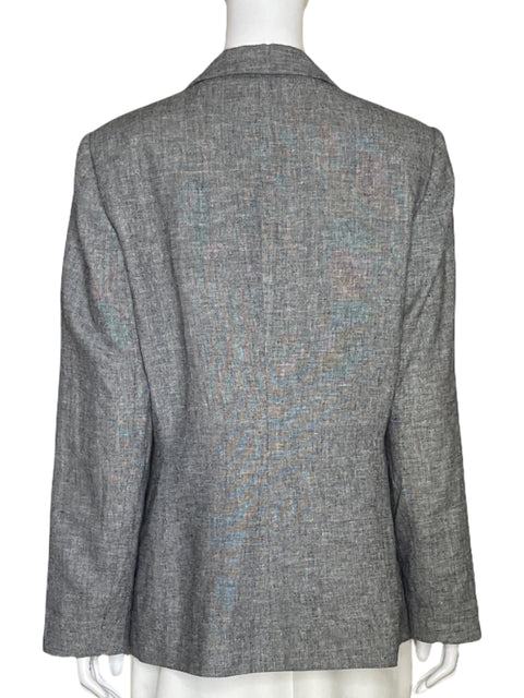 Blazer Calvin Klein Fluido Gris - Talla 12