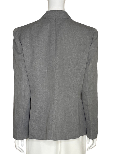 Blazer Tahari Fluido Gris - Talla 14