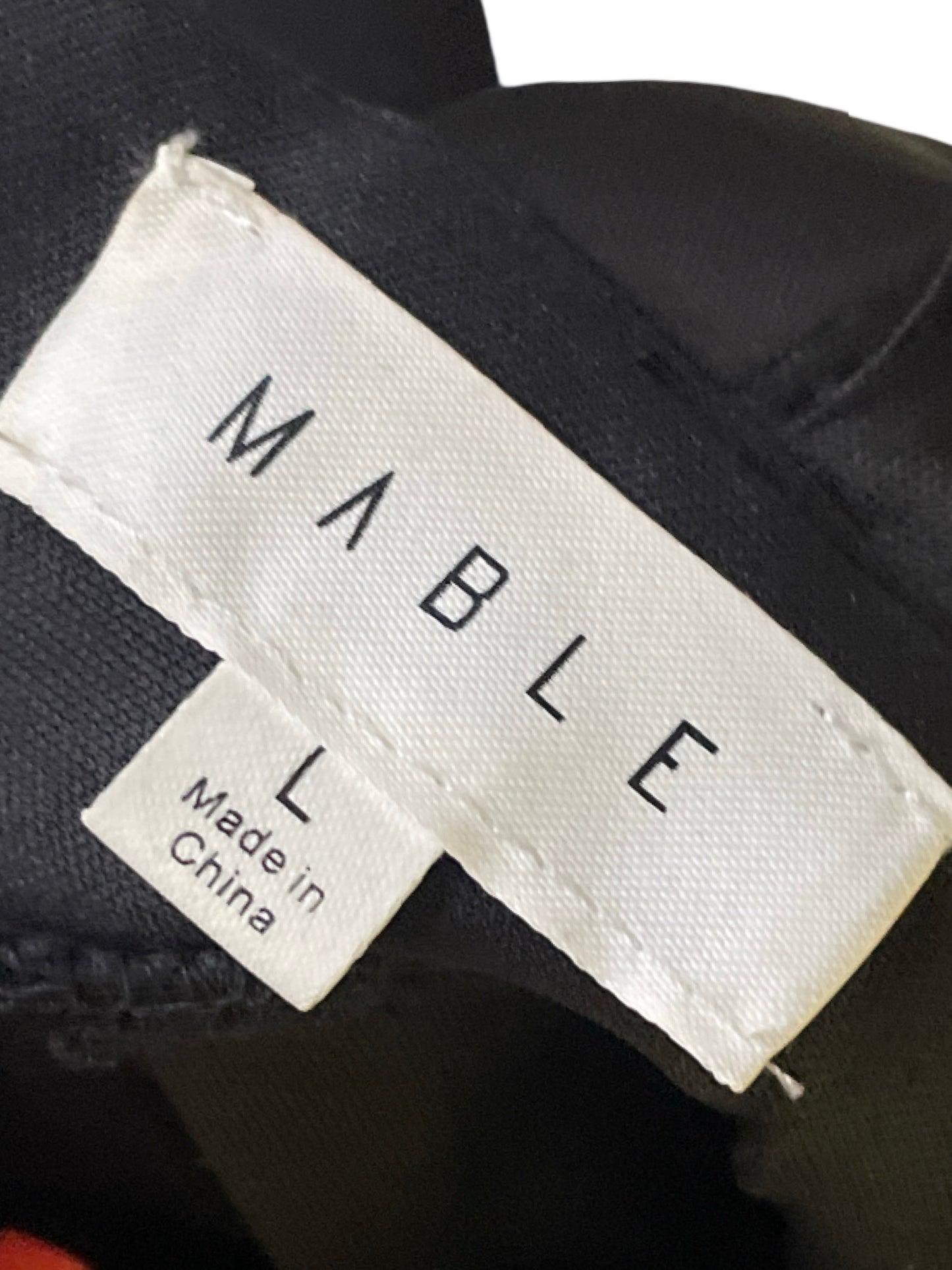 Vestido Mable Abullonado Mini Negro-Talla L
