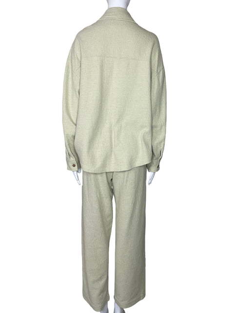 Set Oak + Fort Camisa + Pantalón Verde - Talla XS