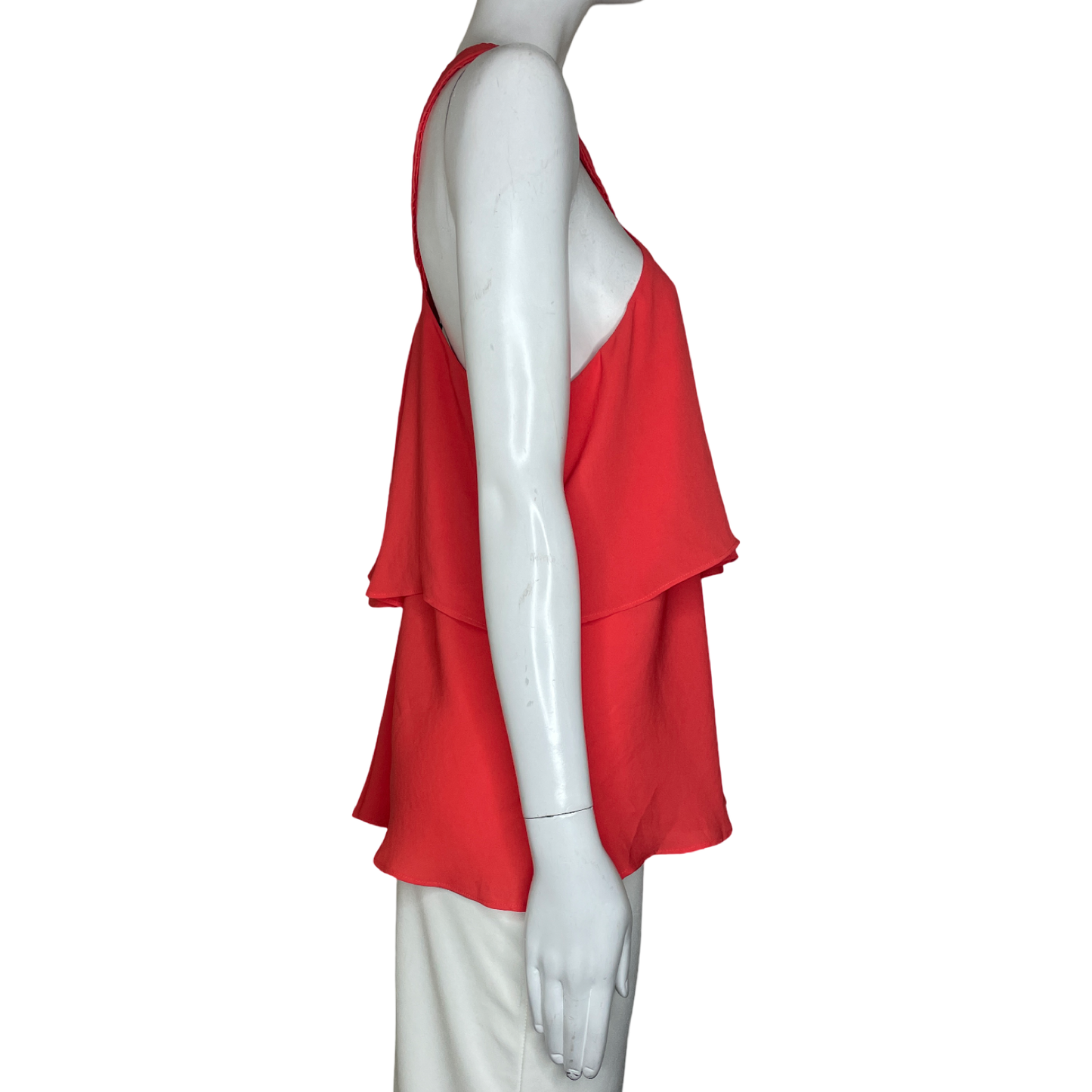 Blusa STRUT & BOLT Cruzada Vuelos Naranja - Talla L