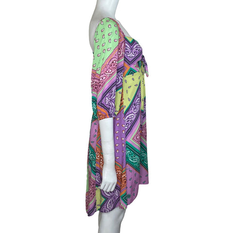 Vestido Blueman Bahamas Bandana Midi Morado-
Talla M