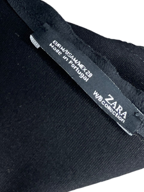Blusa Zara Tachas Sin Mangas Negro - Talla M