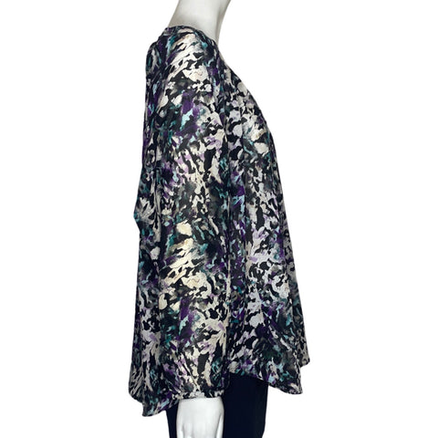Blusa Wassano Estampado Morado-Talla M