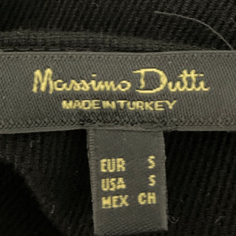 Vestido Massimo Dutti Stretch Negro-Talla S