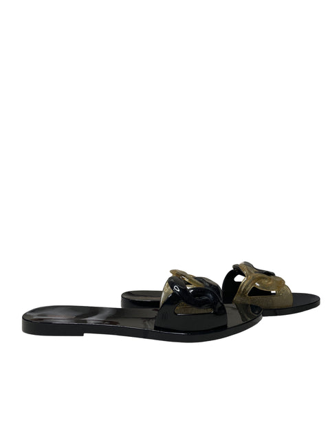 Calzado Melissa Jelly Chain Negro - Talla 9