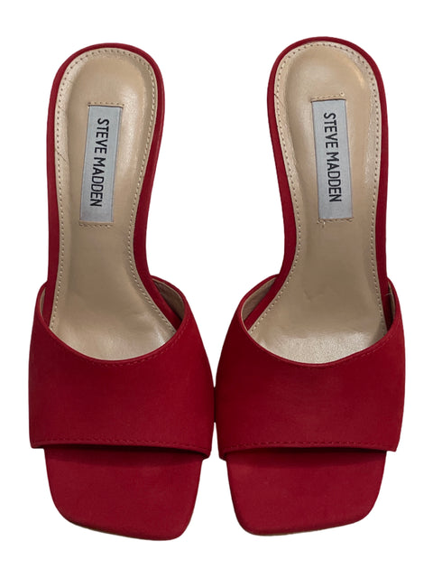 Calzado Steve Maden Sandalia Rojo-Talla 5