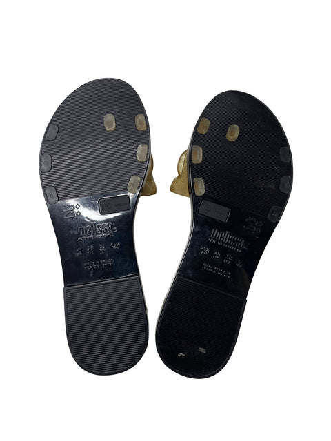 Calzado Melissa Jelly Chain Negro - Talla 9