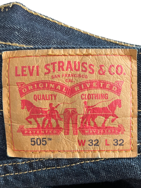 Pantalón Levis 505 Jeans Azul Navy-Talla 32