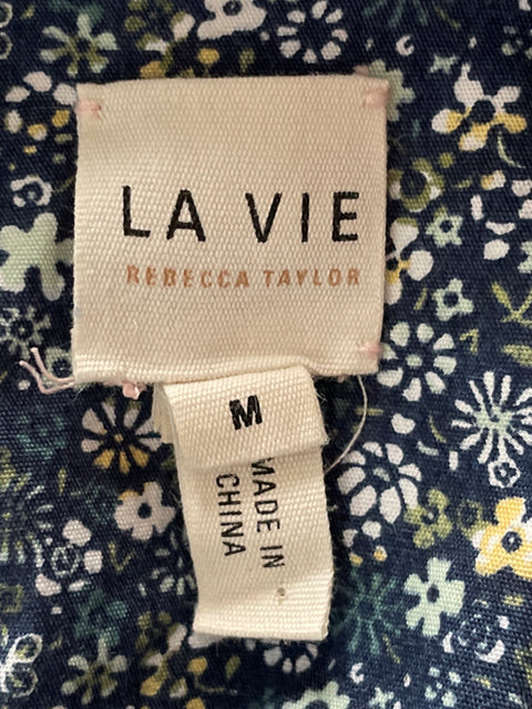 Mono La Vie Rebecca Taylor Floral Azul-Talla M