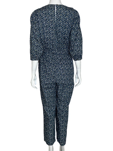 Mono La Vie Rebecca Taylor Floral Azul-Talla M