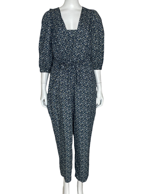 Mono La Vie Rebecca Taylor Floral Azul-Talla M
